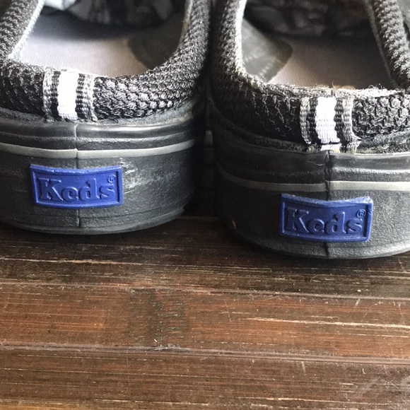 🚨B2G1 KEDS Black White Suede Slip On Flats - Picture 6 of 13